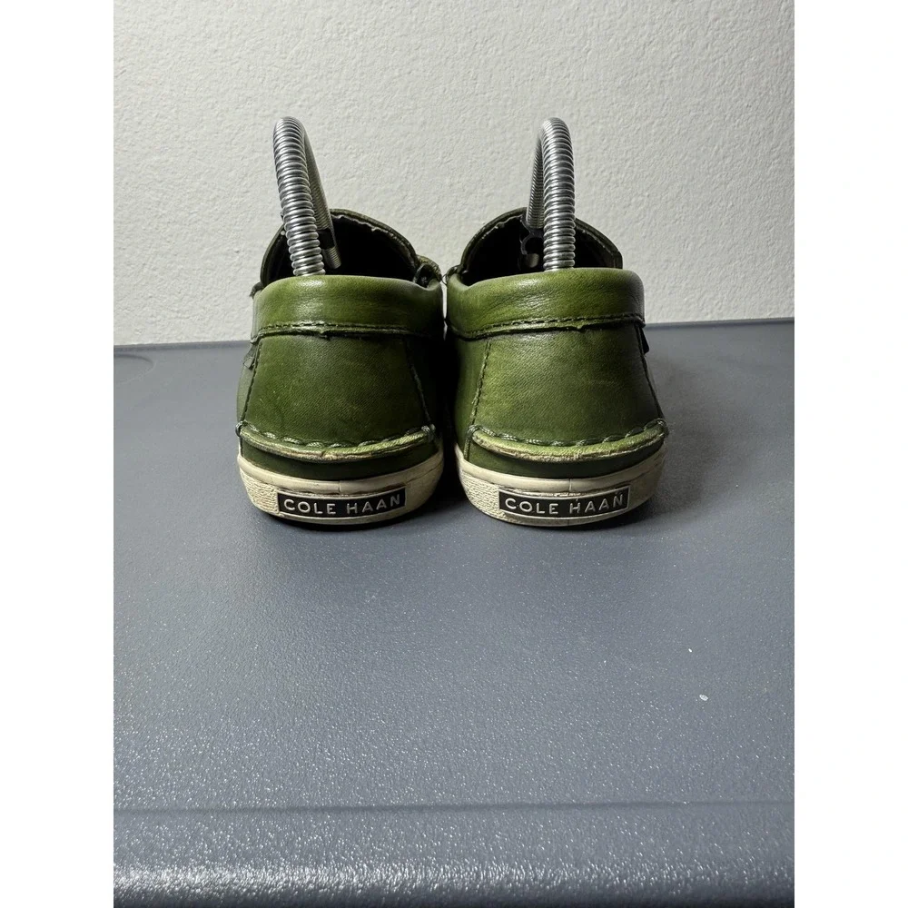 Cole Haan Shoes‎ Mens Size 7 Green Leather Penny Loafer Casual Slip On Grand.OS